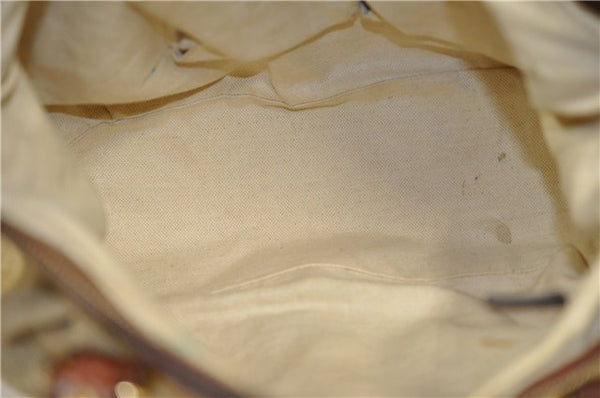 Authentic GUCCI Sukey 2Way Tote Bag GG Canvas Leather 247902 Beige 4188F