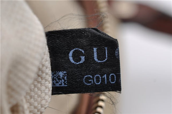 Authentic GUCCI Sukey 2Way Tote Bag GG Canvas Leather 247902 Beige 4188F