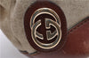Authentic GUCCI Sukey 2Way Tote Bag GG Canvas Leather 247902 Beige 4188F