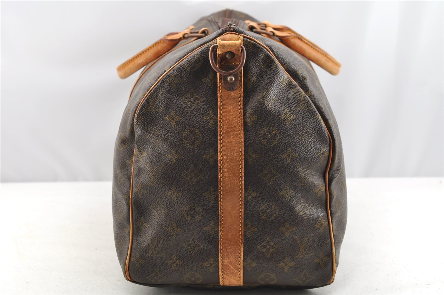 Auth Louis Vuitton Monogram Keepall Bandouliere 50 Boston Bag Old Model LV 4188I