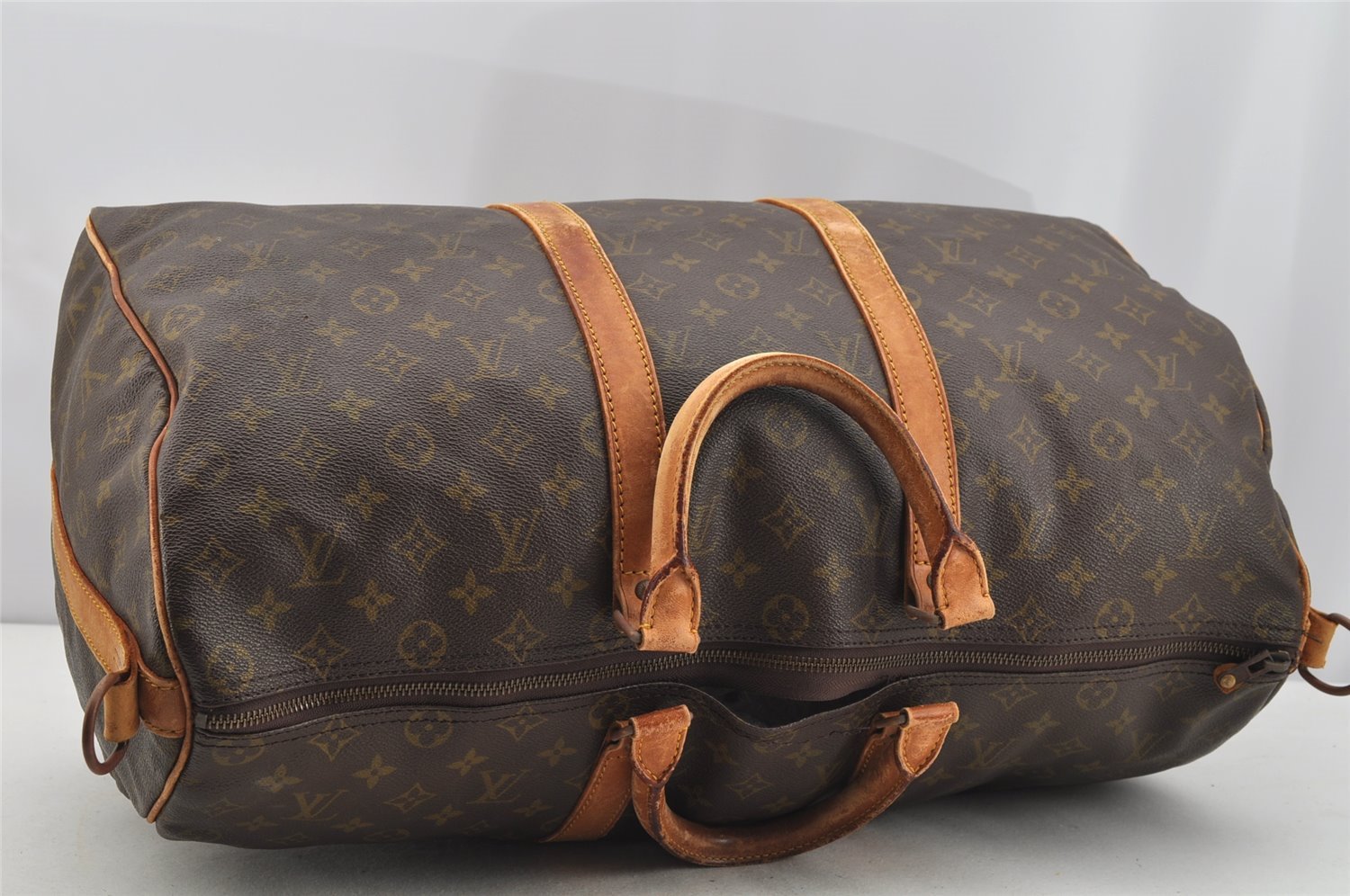 Auth Louis Vuitton Monogram Keepall Bandouliere 50 Boston Bag Old Model LV 4188I