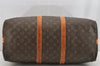 Auth Louis Vuitton Monogram Keepall Bandouliere 50 Boston Bag Old Model LV 4188I