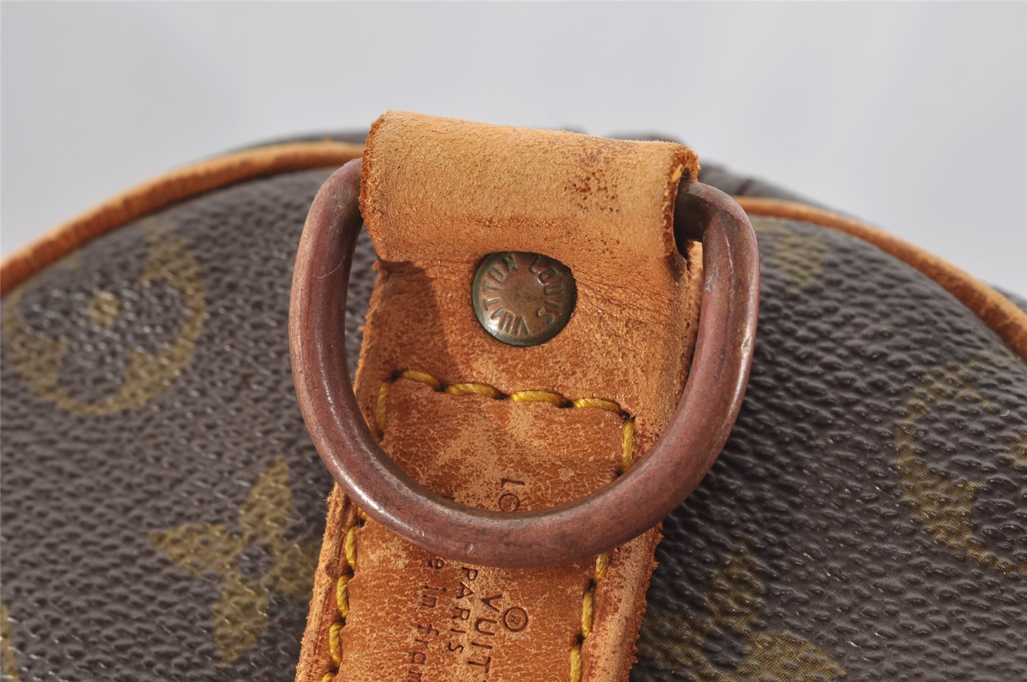 Auth Louis Vuitton Monogram Keepall Bandouliere 50 Boston Bag Old Model LV 4188I
