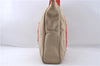 Authentic Louis Vuitton Antigua Cabas GM Tote Bag Beige Red M40032 LV 4189D