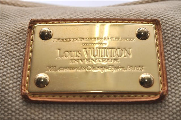 Authentic Louis Vuitton Antigua Cabas GM Tote Bag Beige Red M40032 LV 4189D