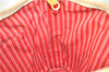 Authentic Louis Vuitton Antigua Cabas GM Tote Bag Beige Red M40032 LV 4189D
