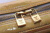 Authentic Louis Vuitton Vernis Murray Backpack Yellow M91038 LV 4189I