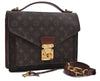 Authentic LOUIS VUITTON Monogram Monceau 2Way Shoulder Hand Bag M51185 LV 4189C
