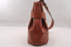 Auth Louis Vuitton Epi Sac De Paule PM Shoulder Cross Bag Brown M80203 LV 4190I