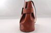 Auth Louis Vuitton Epi Sac De Paule PM Shoulder Cross Bag Brown M80203 LV 4190I