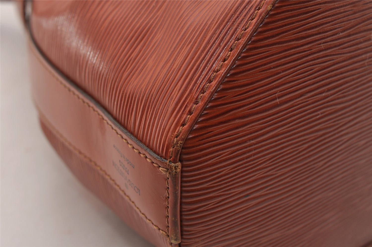 Auth Louis Vuitton Epi Sac De Paule PM Shoulder Cross Bag Brown M80203 LV 4190I