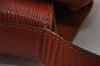 Auth Louis Vuitton Epi Sac De Paule PM Shoulder Cross Bag Brown M80203 LV 4190I