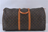 Authentic LOUIS VUITTON Monogram Keepall 55 Boston Bag M41424 LV 4191C