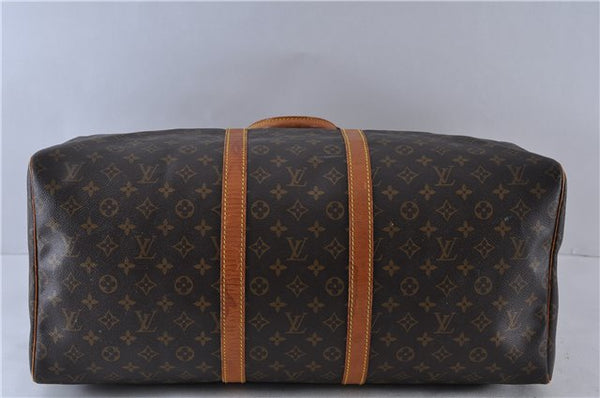 Authentic LOUIS VUITTON Monogram Keepall 55 Boston Bag M41424 LV 4191C