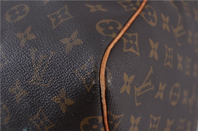 Authentic LOUIS VUITTON Monogram Keepall 55 Boston Bag M41424 LV 4191C