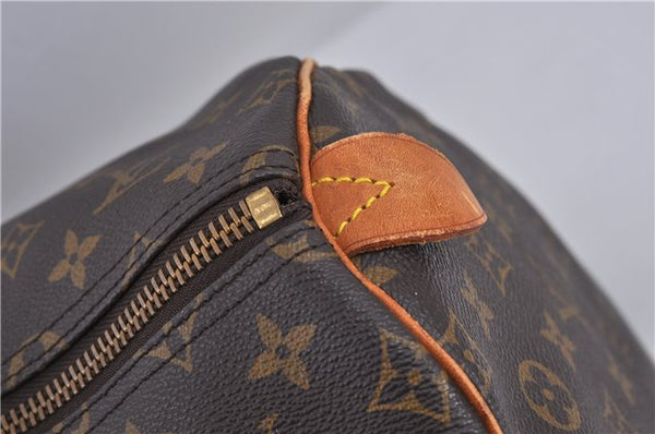 Authentic LOUIS VUITTON Monogram Keepall 55 Boston Bag M41424 LV 4191C