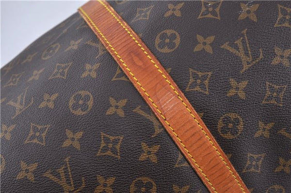 Authentic LOUIS VUITTON Monogram Keepall 55 Boston Bag M41424 LV 4191C