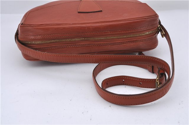 Auth Louis Vuitton Epi Jeune Fille Shoulder Cross Body Bag Brown M52153 LV 4191D