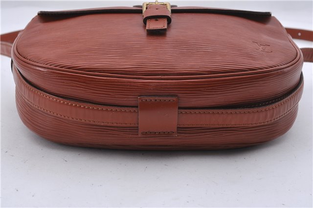 Auth Louis Vuitton Epi Jeune Fille Shoulder Cross Body Bag Brown M52153 LV 4191D