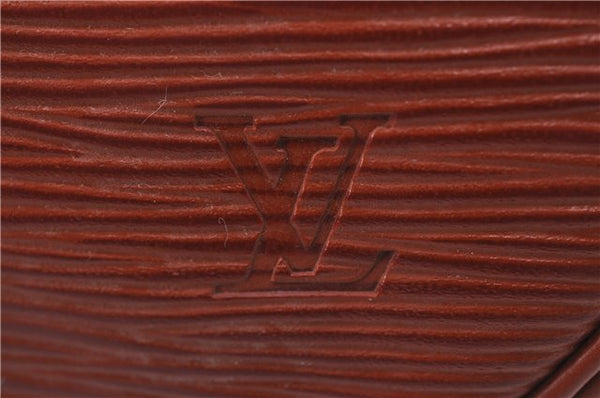 Auth Louis Vuitton Epi Jeune Fille Shoulder Cross Body Bag Brown M52153 LV 4191D