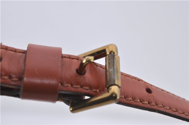 Auth Louis Vuitton Epi Jeune Fille Shoulder Cross Body Bag Brown M52153 LV 4191D