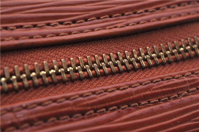 Auth Louis Vuitton Epi Jeune Fille Shoulder Cross Body Bag Brown M52153 LV 4191D