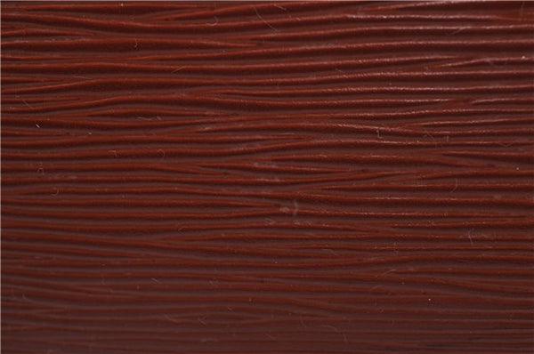 Auth Louis Vuitton Epi Jeune Fille Shoulder Cross Body Bag Brown M52153 LV 4191D