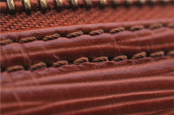 Auth Louis Vuitton Epi Jeune Fille Shoulder Cross Body Bag Brown M52153 LV 4191D