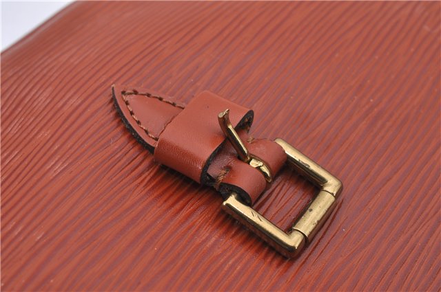 Auth Louis Vuitton Epi Jeune Fille Shoulder Cross Body Bag Brown M52153 LV 4191D