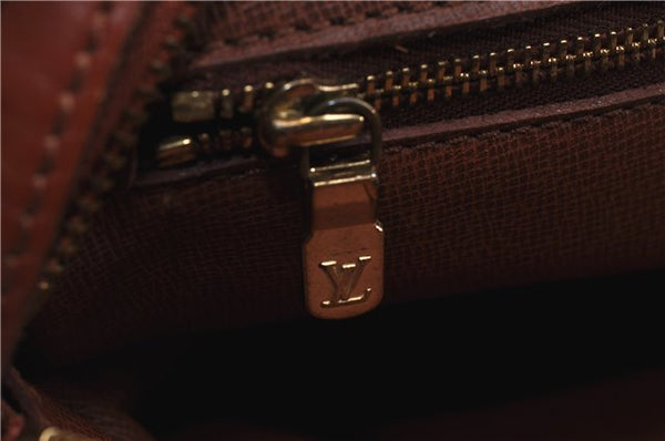 Auth Louis Vuitton Epi Jeune Fille Shoulder Cross Body Bag Brown M52153 LV 4191D