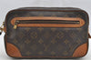 Authentic Louis Vuitton Monogram Marly Dragonne GM M51825 Clutch Hand Bag 4191I