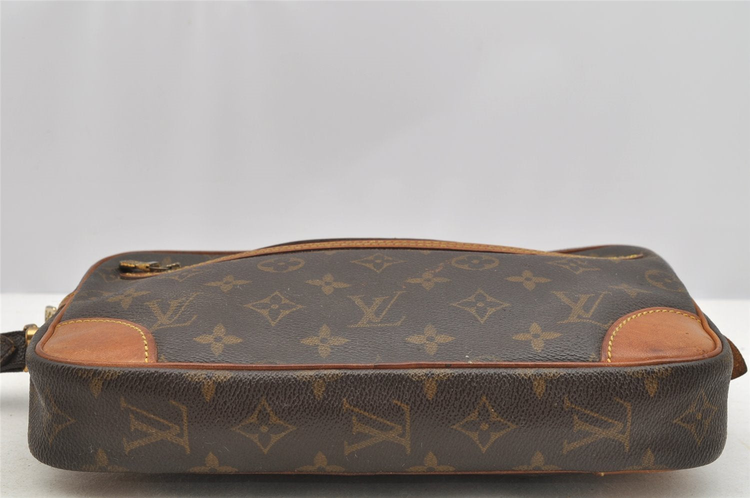 Authentic Louis Vuitton Monogram Marly Dragonne GM M51825 Clutch Hand Bag 4191I
