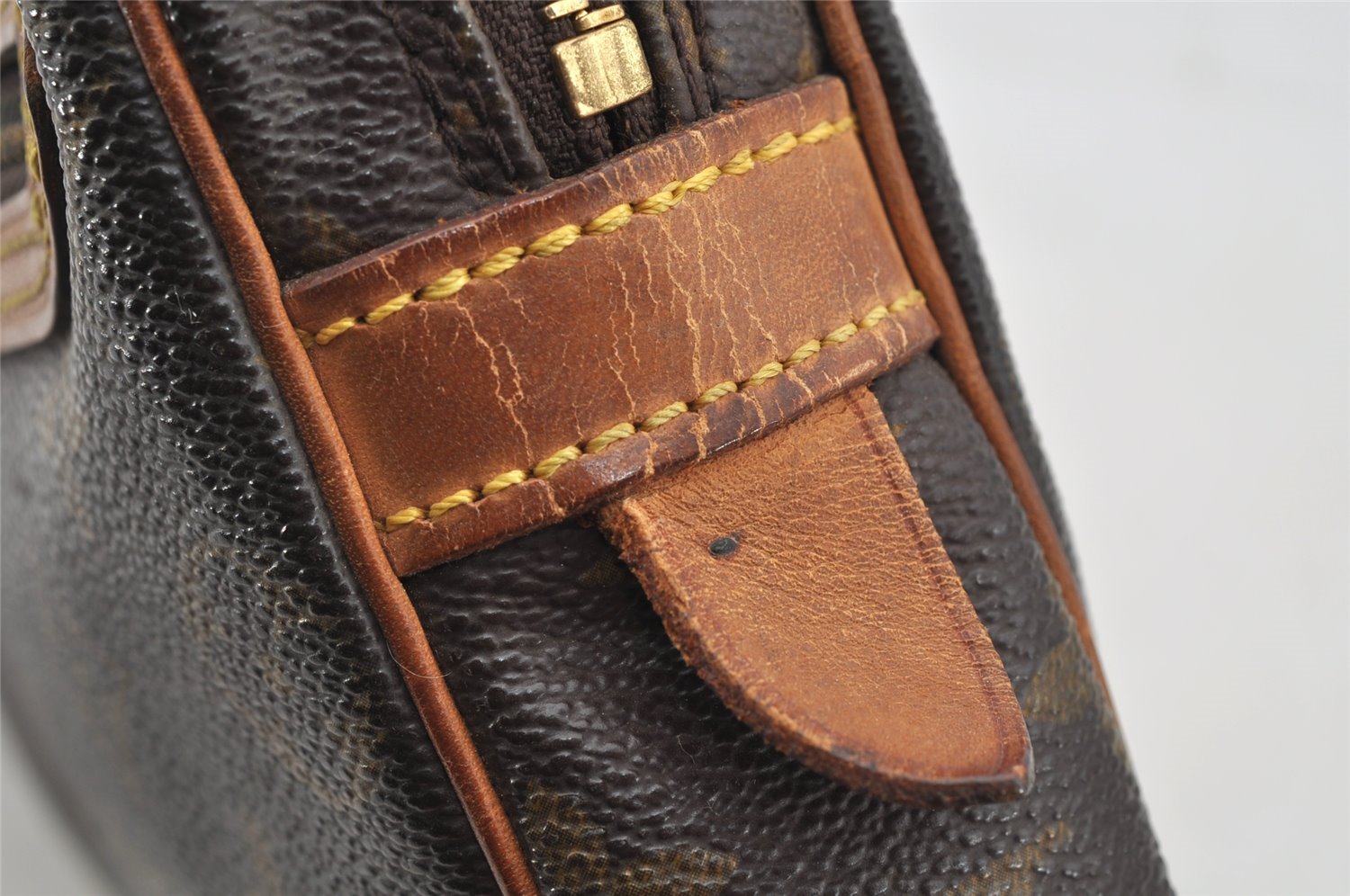 Authentic Louis Vuitton Monogram Marly Dragonne GM M51825 Clutch Hand Bag 4191I