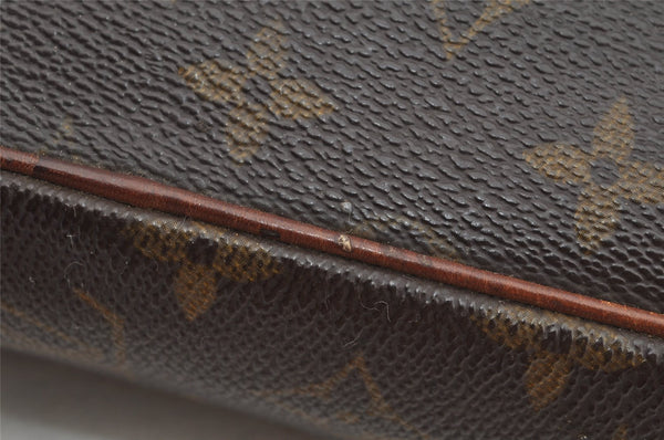 Authentic Louis Vuitton Monogram Marly Dragonne GM M51825 Clutch Hand Bag 4191I