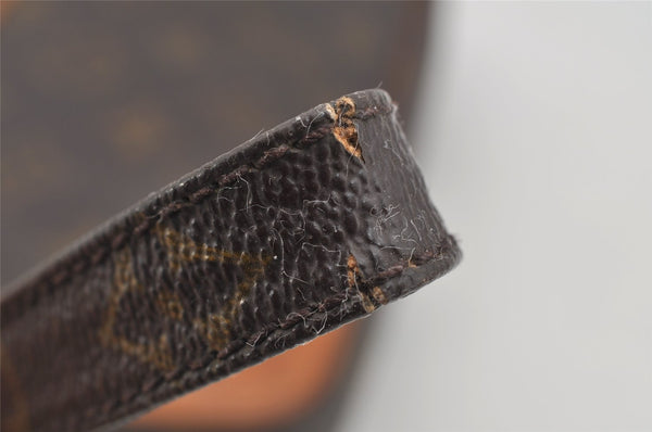 Authentic Louis Vuitton Monogram Marly Dragonne GM M51825 Clutch Hand Bag 4191I