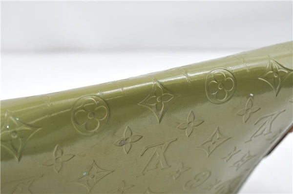 Auth Louis Vuitton Vernis Thompson Street Shoulder Bag Green M91009 LV 4192D