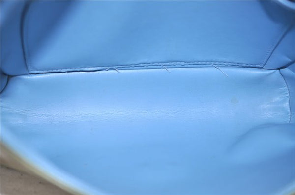 Auth Louis Vuitton Vernis Thompson Street Shoulder Bag Green M91009 LV 4192D