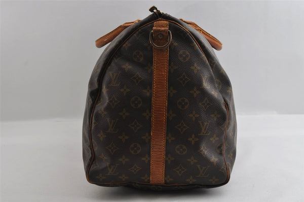 Authentic Louis Vuitton Monogram Keepall Bandouliere 55 M41414 Boston Bag 4192I