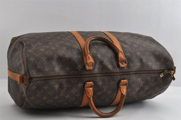 Authentic Louis Vuitton Monogram Keepall Bandouliere 55 M41414 Boston Bag 4192I