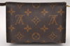 Authentic Louis Vuitton Monogram Poche Toilette 15 M47546 Cosmetics Pouch 4193I