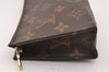 Authentic Louis Vuitton Monogram Poche Toilette 15 M47546 Cosmetics Pouch 4193I