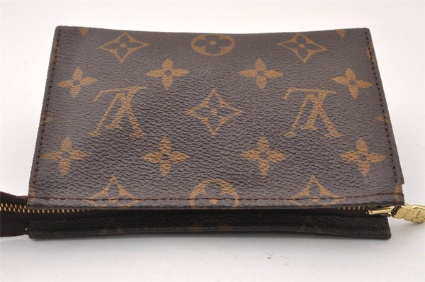 Authentic Louis Vuitton Monogram Poche Toilette 15 M47546 Cosmetics Pouch 4193I