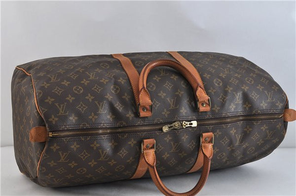 Authentic LOUIS VUITTON Monogram Keepall 55 Boston Bag M41424 LV 4194C