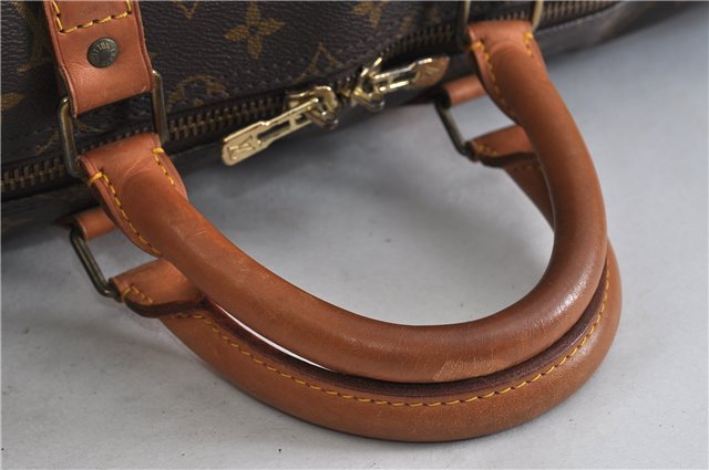 Authentic LOUIS VUITTON Monogram Keepall 55 Boston Bag M41424 LV 4194C