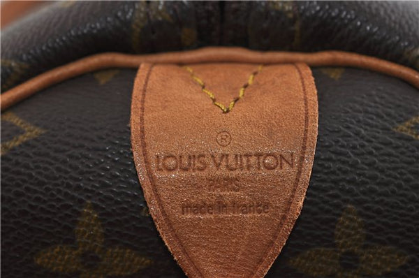 Authentic LOUIS VUITTON Monogram Keepall 55 Boston Bag M41424 LV 4194C