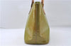 Authentic Louis Vuitton Vernis Houston Shoulder Bag M91005 Light Green LV 4194D