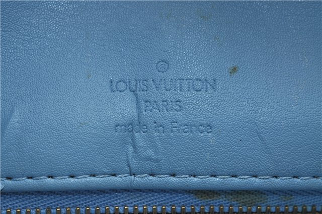 Authentic Louis Vuitton Vernis Houston Shoulder Bag M91005 Light Green LV 4194D