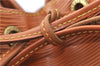 Authentic Louis Vuitton Epi Petit Noe Shoulder Bag Brown M44108 LV 4196D