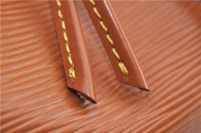 Authentic Louis Vuitton Epi Petit Noe Shoulder Bag Brown M44108 LV 4196D