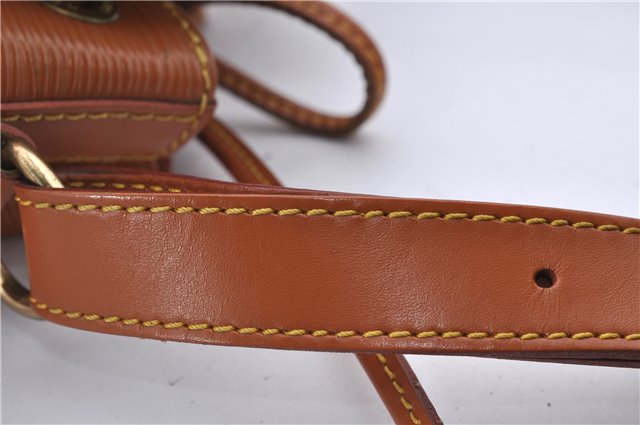 Authentic Louis Vuitton Epi Petit Noe Shoulder Bag Brown M44108 LV 4196D